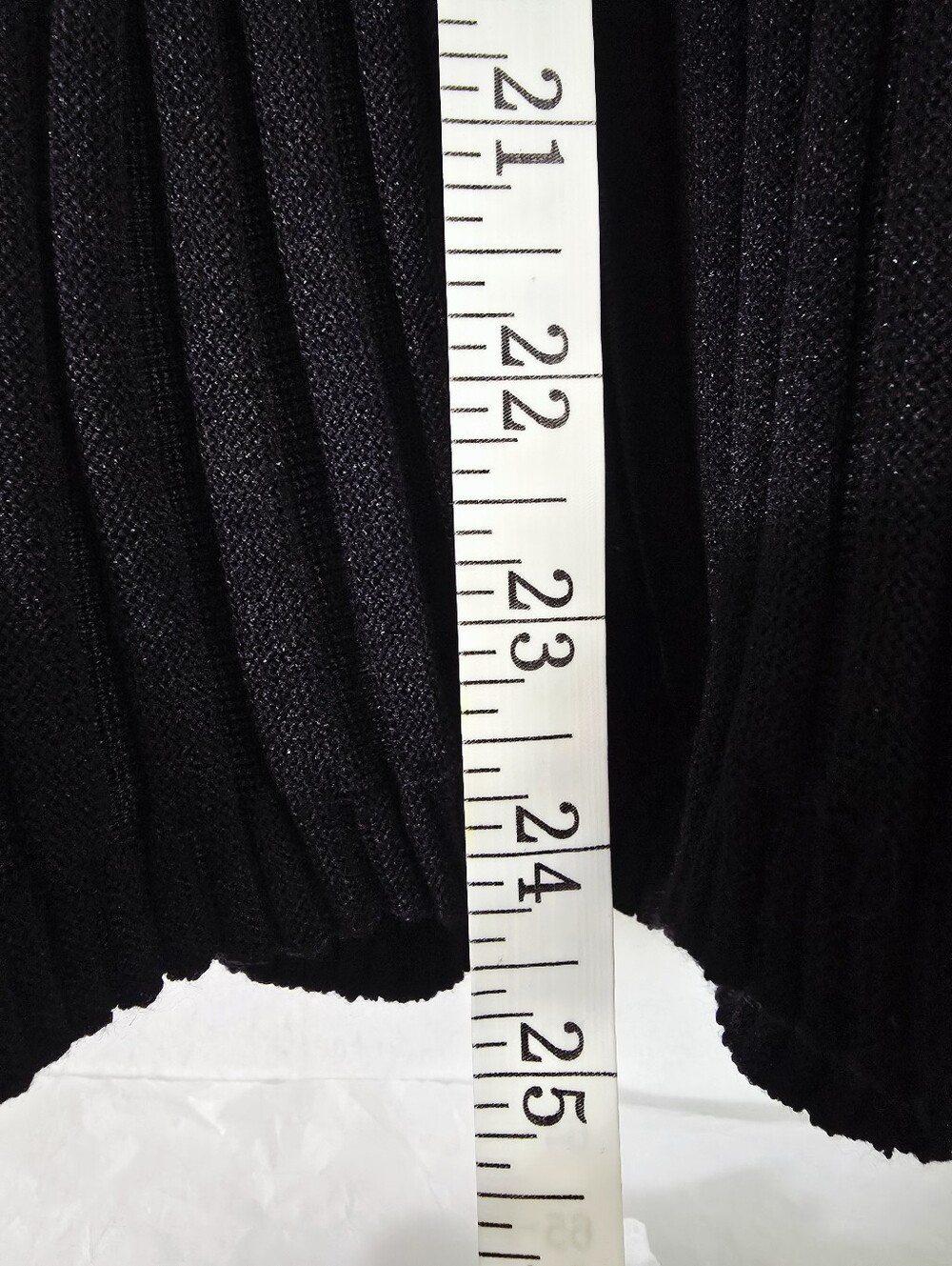 NWOT Nina Leonard Sz MP Ribbed Sweater Knit Top & Pleated Elastic Skirt 2pc Set - Picture 7 of 15
